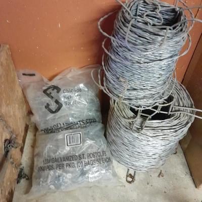 Smooth wire fencing with fence stays - partial rolls