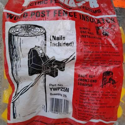 Electric fence insulators - wire - and more