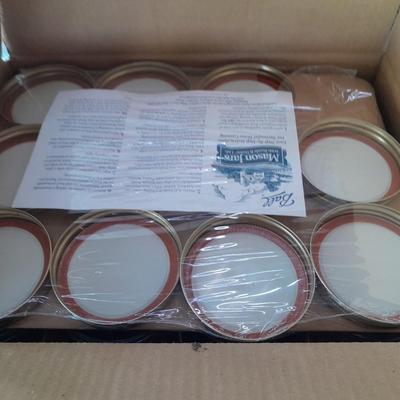 New Ball canning jars 12 wide mouth tapered Pint jars