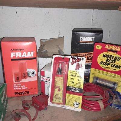 New and new old stock Automotive filters and chemicals