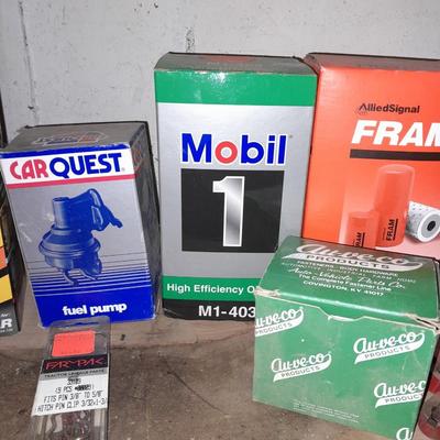 New and new old stock Automotive filters and chemicals