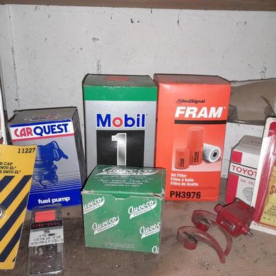 New and new old stock Automotive filters and chemicals