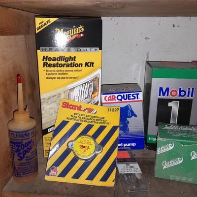 New and new old stock Automotive filters and chemicals