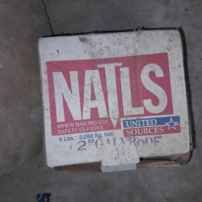Boxes of nails and a large box of screws - Rebuild - Remodel your home!