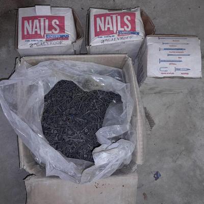 Boxes of nails and a large box of screws - Rebuild - Remodel your home!
