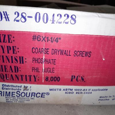 Boxes of nails and a large box of screws - Rebuild - Remodel your home!