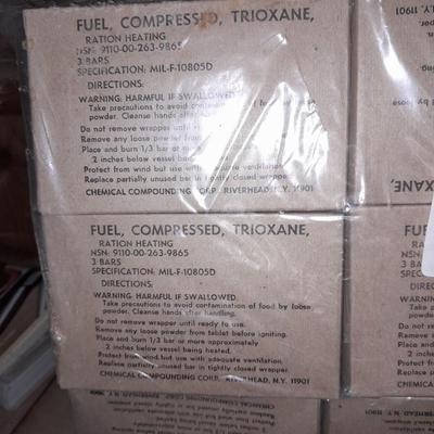 36 boxes of Fuel bars - Prepping and hunting item! - Ration heating