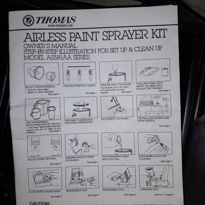 Airless paint sprayer - hand saw - and other home repair tools