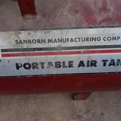 Sanborn Air compressor Portable air tank