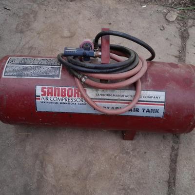 Sanborn Air compressor Portable air tank