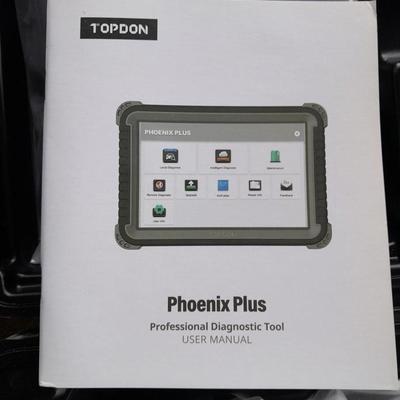 Brand new TOPDON Phoenix Plus Professional Diagnostic tool with molded case