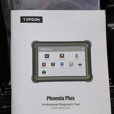 Brand new TOPDON Phoenix Plus Professional Diagnostic tool with molded case