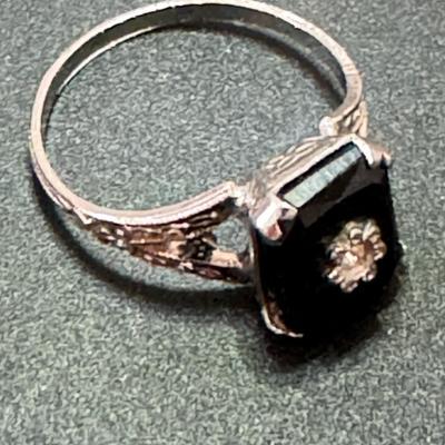 Antique sterling ring