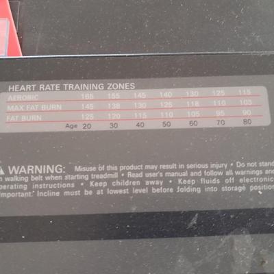 Pro form 595LE Space Saver Treadmill