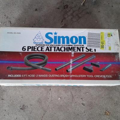 6 -Gallon Shop Vac with Simon vacuum attachments
