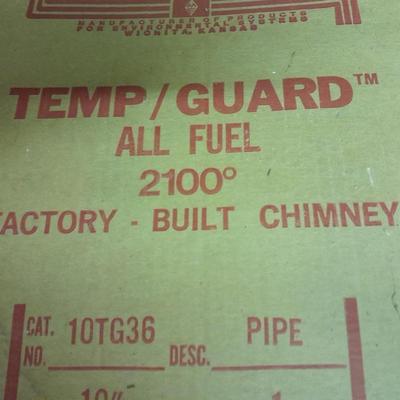 Brand new Metal - Fab Temp/Guard Al fuel factory-built chimney