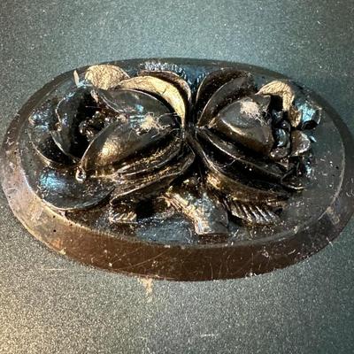 Black Mourning brooch