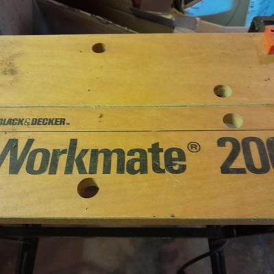 Workmate 200 work bench with Craftsman 1 1/4 horsepower Router