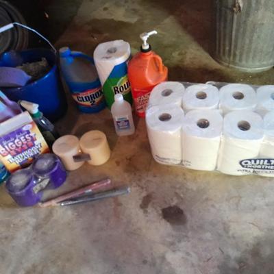 Cleaning chemicals = Quilted Northern Toilet paper - Candles - and more