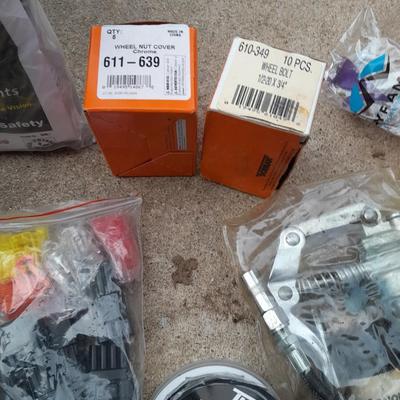Automotive necessities - Timing light - LED Headlights - Oil recycle bottle -lug nuts and much more