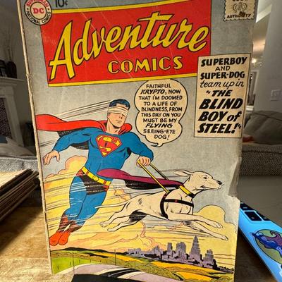 DC Adventure Comics "The blind boy of steel" #259 - 10 cent comic