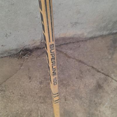 Three vintage wooden Hockey Sticks - Cooper Subline 100 = Mic Mac - Left 5