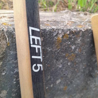 Three vintage wooden Hockey Sticks - Cooper Subline 100 = Mic Mac - Left 5