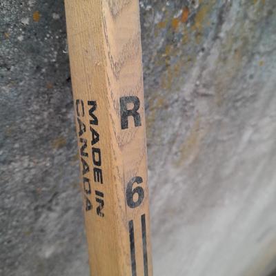 Three vintage wooden Hockey Sticks - Cooper Subline 100 = Mic Mac - Left 5