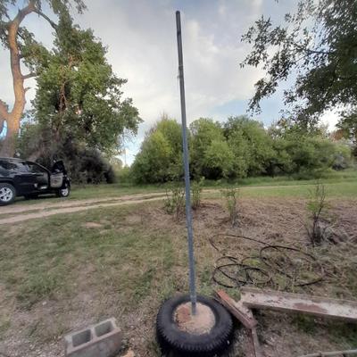 Tetherball pole - or volleyball post no ball