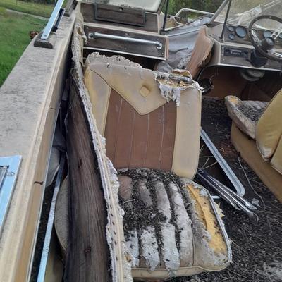 Boat & Trailer AS IS Needs a lot of work - for parts or repair project - trailer could be good use
