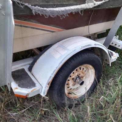 Boat & Trailer AS IS Needs a lot of work - for parts or repair project - trailer could be good use