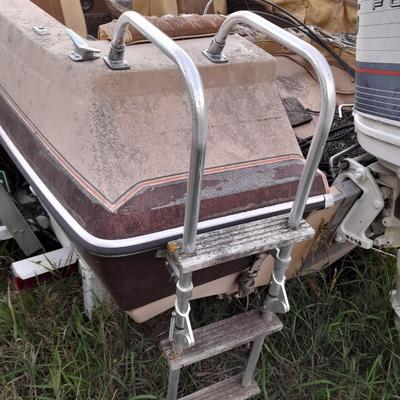 Boat & Trailer AS IS Needs a lot of work - for parts or repair project - trailer could be good use