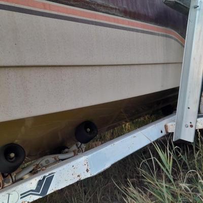 Boat & Trailer AS IS Needs a lot of work - for parts or repair project - trailer could be good use
