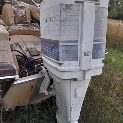 Boat & Trailer AS IS Needs a lot of work - for parts or repair project - trailer could be good use