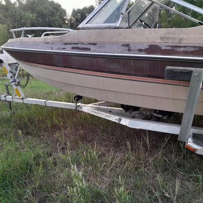 Boat & Trailer AS IS Needs a lot of work - for parts or repair project - trailer could be good use