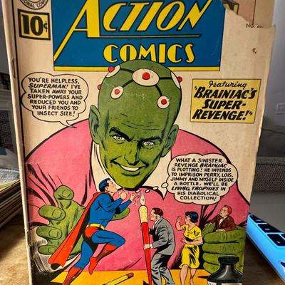 1961 Silver Age Action Comics "Brainiacs super revenge" #280