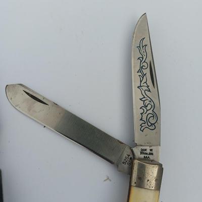 Case Pocket knife and Leatherman tool with sheath