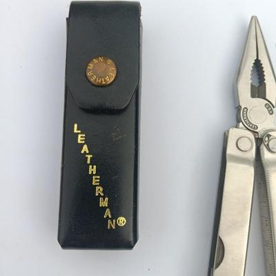Case Pocket knife and Leatherman tool with sheath