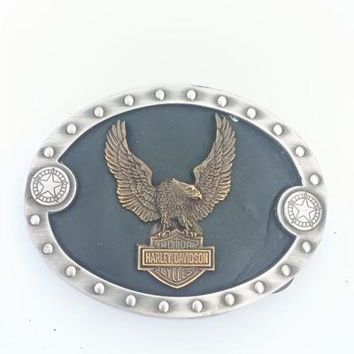 Harley Davidson Belt Buckle and a 2000 Sturgis pin