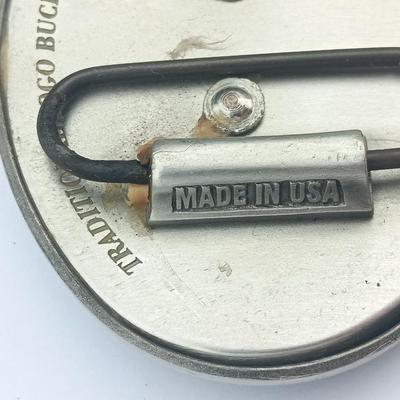 Harley Davidson Belt Buckle and a 2000 Sturgis pin