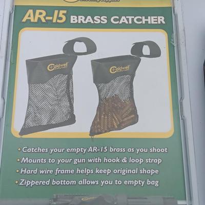 AR-15 Stock with AR 15/M4 Lower parts kit and an AR 15 Brass catcher - All appear new