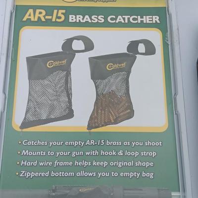 AR-15 Stock with AR 15/M4 Lower parts kit and an AR 15 Brass catcher - All appear new