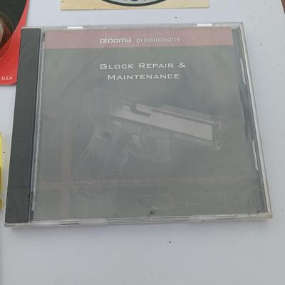 Old new stock Window mount gun rack and a Ballistic shooting bag with gun cleaning items