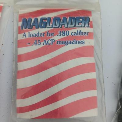 Leather holster - Gun auto loading items - stripper clips and more