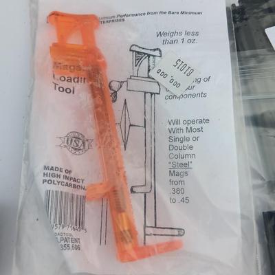 Leather holster - Gun auto loading items - stripper clips and more