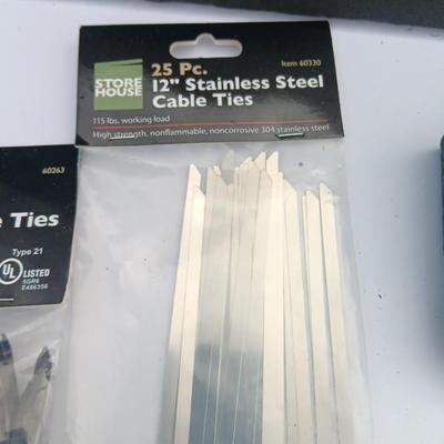 Assortment of specialty tools - zip tie - scissors - rivet pliers and more