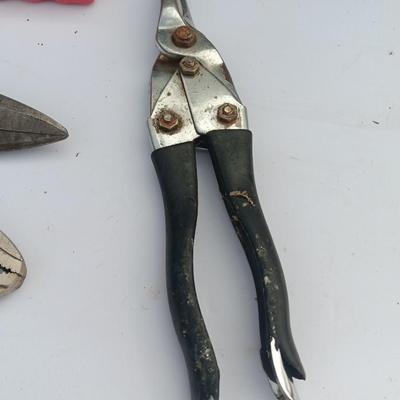 Assortment of specialty tools - zip tie - scissors - rivet pliers and more
