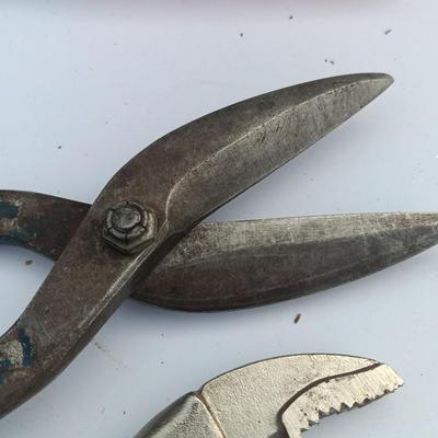Assortment of specialty tools - zip tie - scissors - rivet pliers and more