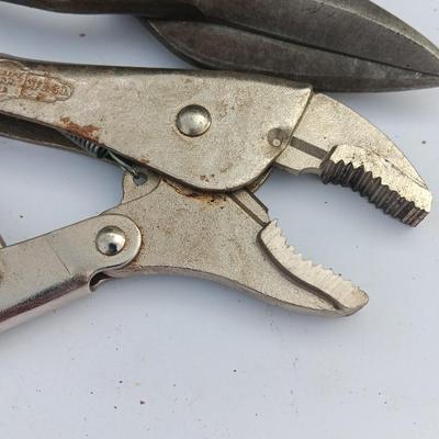 Assortment of specialty tools - zip tie - scissors - rivet pliers and more