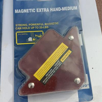 Variety of magnets - Handi hands - and telescoping handled power Mag Plus